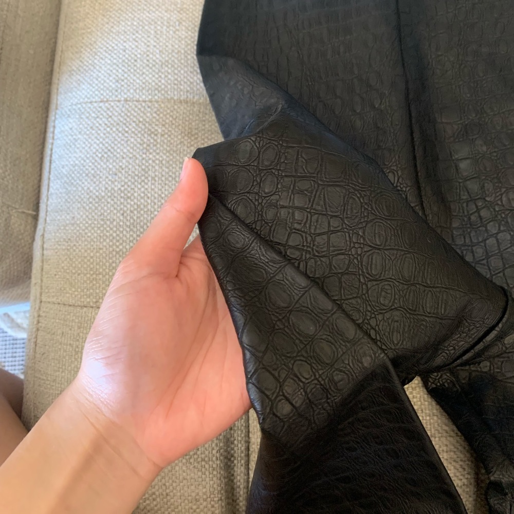 Commando Faux Animal Leather Leggings Black Croc NEW WITH TAG - Picture 6 of 9